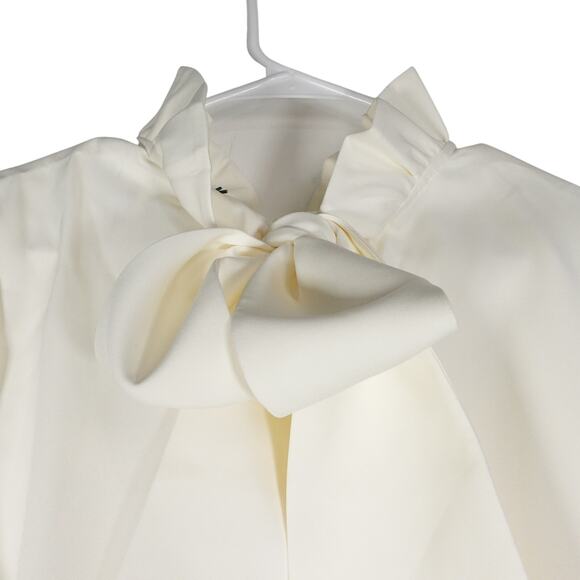 NWT Tuckernuck XL Daphne Ivory Cream Mini Dress Bow Ruffle Mod 3151-55 - Picture 11 of 11